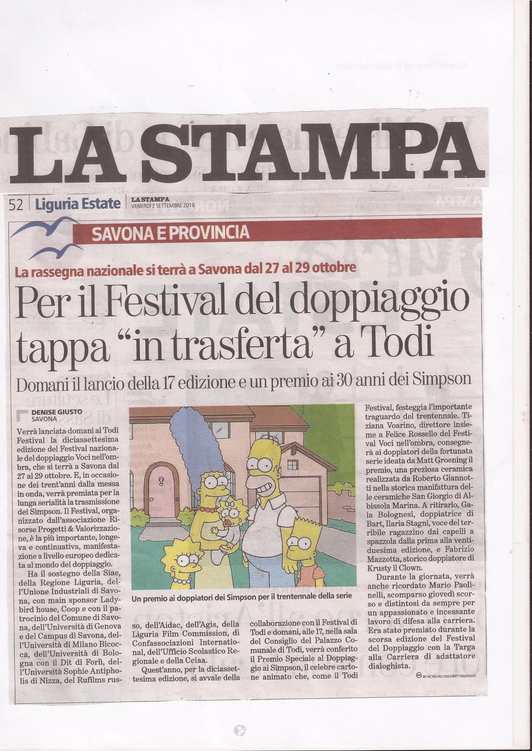 La Stampa | venerdì 2 settembre
