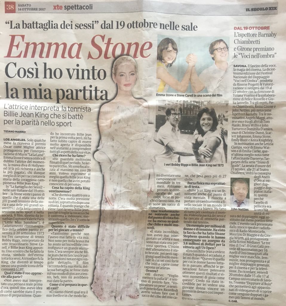 Il Secolo XIX | sabato 14 ottobre 2017