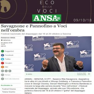 Ansa.it | martedì 9 ottobre 2018