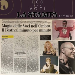 La Stampa | martedì 16 ottobre 2018