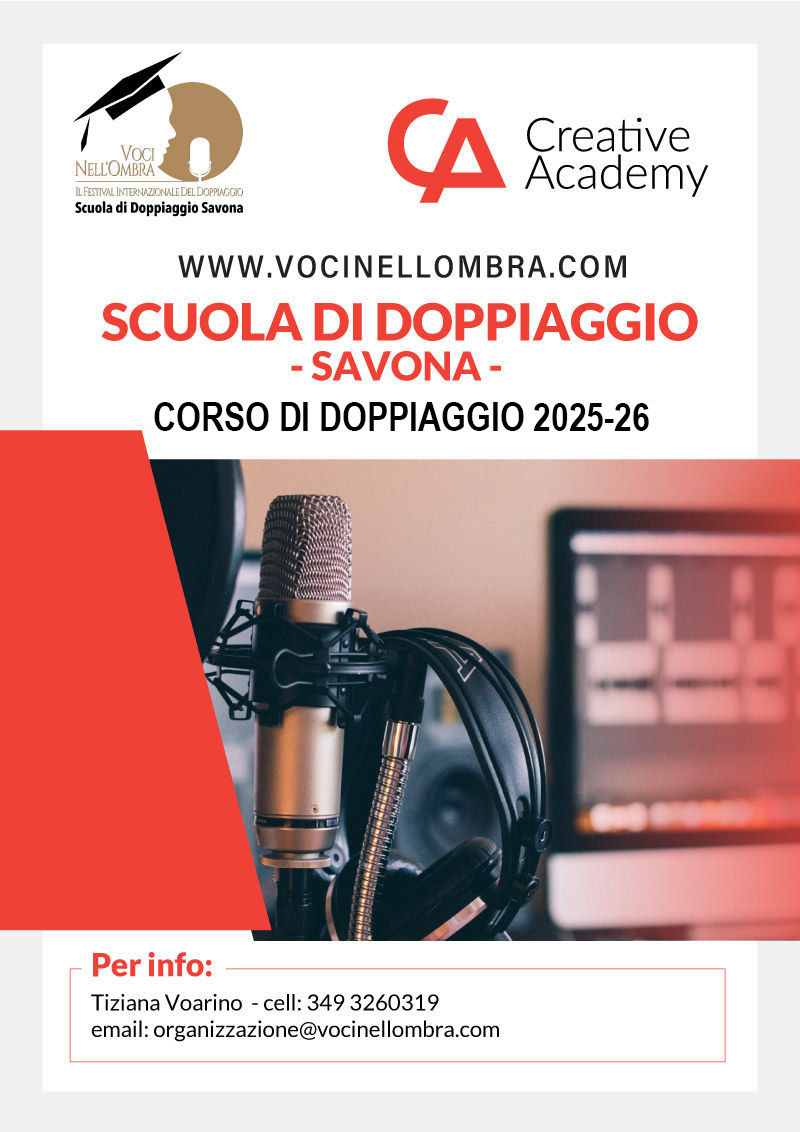 Corso di doppiaggio Savona  2025-2026